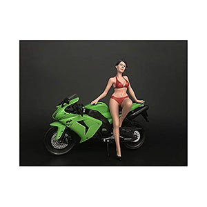 Hot Bike Model Elizabeth Figurine For 1/12 Scale Motorcycle Models By American Diorama 38374