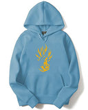 Adro Men'S Cotton Neck Hooded Sweatshirt (H21-M-Gok-Sk_Skyblue_L)
