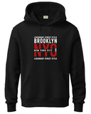 Adro Men'S Cotton Blend Neck Hooded Sweatshirt (H24-Nyc-Bl-2Xl_Black)