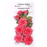 immix Expressions Craft Handmade Paper Flower Pink Rose