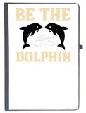 Udnag Ruled Notebook Diary Swimming | Be The Dolphin, [A5 80Pages 80Gsm]