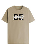 Adro Men'S Solid Regular Fit T-Shirt (Rn24-Byo-Be_Beige