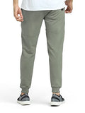 Xyxx Men'S Quest French Terry Cotton Joggers (L; Butter White)