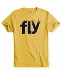 Adro Men'S Printed Cotton T-Shirt | Regular Fit | Round Neck | Rnr-M-Fly-Ly-2Xl Light Yellow