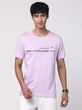 Adro Men'S Graphic Printed 100% Cotton T-Shirt - Regular Fit, Printed T-Shirts For Men (Rn24-Rac-Pu_Purple_Xl)