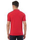 Fyltr Men'S Slim Fit Polo T-Shirt With Contrast Tipping Collar - Soft Handfeel,Red Rage,Red Rage,S