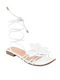 Shoetopia Women'S White Flat Sandal-5 Kids Uk (Active),White,5,B0BSC9TBCT