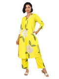 Libas Women'S Cotton Blend Kurta Sets (99226_Yellow_S)