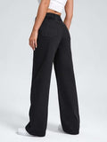 Toplot Jeans For Women || Women High Rise || Wide Leg Pants || Bell Bottom Jeans (Straight-Jeans-5204-Black-34),Black,34,B0DDTGDLX1
