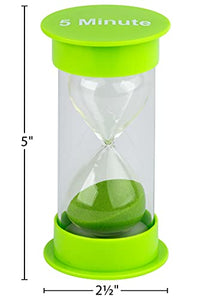 Teacher Created Resources (20761) 5 Minute Sand Timer - Medium,Multi