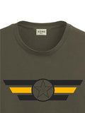 Adro Men'S Solid Regular Fit T-Shirt (Rn24-Cap-Ol_Olive,OliveApparel,XL