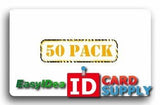 Qty: 50 | Clear ID Card Protective Overlay with Adhesive Back