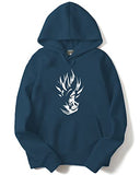 Adro Men'S Cotton Neck Hooded Sweatshirt (H21-M-Gok-Sb_Teal_M)