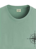 ADRO Tshirt for Men | Printed T Shirt for Men | 100% Cotton Tshirt | Graphic Printed T-Shirt | Chest Printed Tshirt | Unisex Tshirt | T-Shirts Men| RN24-STICK-COMP-PT-S Pista,Pista