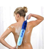 SIA Long Stretch Back Sponge with Rope Back Scrubber Bath Shower Mesh Sponge Exfoliating Body Scrub Stretch Braided Loofah for M