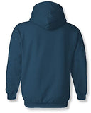 Adro Men'S Cotton Neck Hooded Sweatshirt (H21-M-Mmg-Sb_Teal_2Xl)