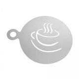 ECOMISTIQ 4xCappuccino Arts Template Portable for Bar Accessories Mousse Oatmeal Cupcake Coffee Cup | Other Kitchen Tools & Gadg
