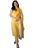 Gosriki Women'S Rayon Viscose Straight Printed Kurta With Pant & Dupatta (Dabiman Yellow-Gs_M_Yellow_Medium),Yellow,,B0DZ71KKWD