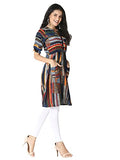 Leriya Fashion One Piece Dress For Women| Midi Dress For Women| Birthday Dress For Women (X-Large, Multi) Multicolour