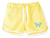 Kyda Kids Girls Cotton Plain Regular Fit Shorts - Multicolor(Pack Of 3)(Fff 7-8-Yrs)