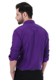 Xjarvis Austin Men'S Cotton Blend Shirt |Slim Fit Formal Shirt With Pocket |Plain | Long Sleeve Spread Collar | Casual Wear Regular Fit Shirt Pack Of 1 (Pastel Purple Xl),Pastel Purple,,B0F6KJ5ZSN
