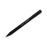 STAPLES TRU RED Permanent Markers Ultra Fine Tip Black Dozen