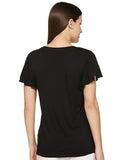FYLTR Women's Regular Fit Blouse (FYLSS23WKT-005_Black Beauty,Black Beauty