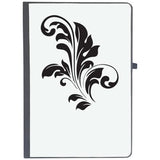 Udnag Ruled Notebook Diary Floral | Decorative Floral6, [A5 80Pages 80Gsm]