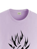 Adro Tshirt For Men | Printed T Shirt For Men | 100% Cotton T-Shirt |Printed T Shirt | T-Shirts | Rn24-Gok-Pu-S Purple