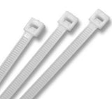 Elatapes Expand Sticking Possibilities Cable 12 Inch Nylon Zip Wire Organiser Self Locking Tie (White, 300 Mm X 4.8 Mm) 100 Pie