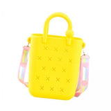 Merishopp 2Xbeach Tote Bag Fashion Portable Open Hole Tote Bag Organizer Beach Holes Bag Yellow Bag