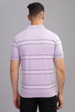 Adro Men'S Solid Regular Fit Polo Shirt (Pnop24-L1-Pugrwh_Lavender,LavenderApparel,2XL