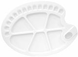 Brustro Kidney Shaped 20 Well Plastic Palette 34.5X25CM