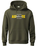 Adro Men'S Cotton Blend Neck Hooded Sweatshirt (H24-Spt-Ol-M_Olive)