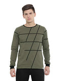 Adro Men'S Full Sleeve Printed Cotton T-Shirts (Fs-A-Aop05-Ol_Olive_L)