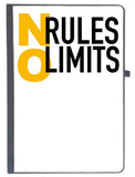 Udnag Ruled Notebook Diary Rules Limits | No Rules No Limits, [A5 80Pages 80Gsm]