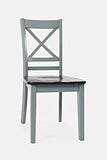 Jofran Inc. Asbury Park X Back Chair (Set Of 2)
