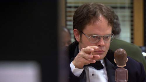 Cleaky Dwight Schrute Bobblehead for Dunder Mifflin, The Office Merchandise, The Office Gifts for Office Fans, The Office Bobble