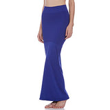 Zivame All Day Flared Mermaid Saree Shapewear - Blue(Blue, Large)