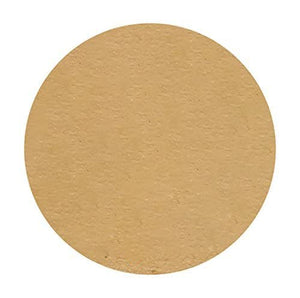 1.5 Natural Brown Kraft Stickers/500 Labels per Roll/Permanent Adhesive