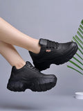 Shoetopia Women'S Flat Sneakers Black,Black,5,B0DDJJY74B