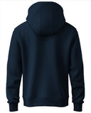 Adro Men'S Cotton Neck Hooded Sweatshirt (H24-Ruth-Nb-2Xl_Navy Blue)