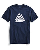 Adro Triangle Mens Printed T-Shirt (Rnr-M-Tkt-Nb_Navy_M)
