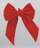 Holiday Trims Red Velvet Bow 10 Indoor/Outdoor