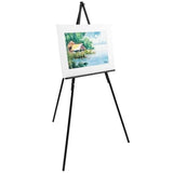 Creative Mark Thrifty Wood Tripod Display Easel Stand for Painting Single Unit Durable Light Weight and Foldable with Adjustabl