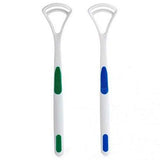 Prabodh Tongue Cleaner Brush Scraper, Set Of 2Pcs Hand Scraper Fashion Tongue Cleaner Brush With Silica Handle(Multi Colour Pack