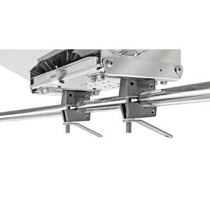 Boating Accessories New Dual Horizontal Round Rail Mount Magma T10580 Fits 7/8 or 1 - Heavy Duty