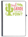 Udnag Ruled Notebook Diary Teacher Student | 2Nd Grade Is On Point Copy, [A5 80Pages 80Gsm]