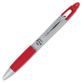 Zebra Pen Zgrip Max Ballpoint Pen Medium Pen Point Type 1 mm Pen Point Size Red Ink Gray Barrel 12 / Dozen