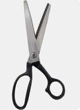 Aro Art 8 Inch Zig Zag Pinking Shears Fabric and Paper Cutting Scissors for Sewing, Tailoring & Craft Use (Men & Women)